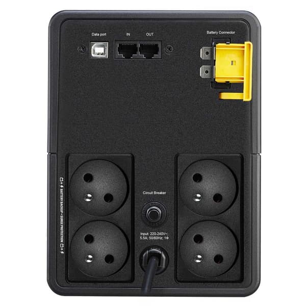 Apc Udgang Ups Bx1200mi-fr Line-interactive 1.2kva 650w 4 Sort EU Plug