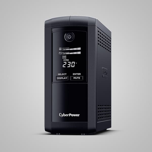 CyberPower VP1000ELCD-FR UPS uafbrydelig strømforsyning Sort