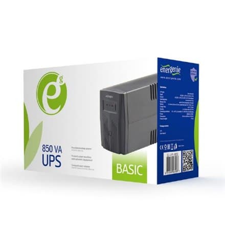 EnerGenie | EG-UPS-B850 ""Basic 850"" UPS, Shuko udgangsstik | 850 VA | 220V±25%V | AC 220V±10%V