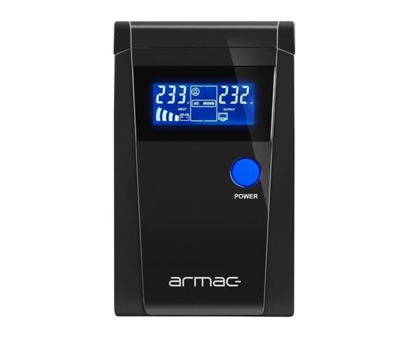 Nødstrømforsyning Armac UPS PURE SINE WAVE OFFICE LINE-INTERACTIVE O/850F/PSW Sort