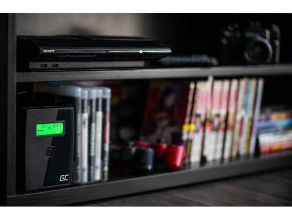 Green Cell UPS02 uninterruptible power supply (UPS) Line-Interactive 0,8 kVA 480 W 2 AC stikkontakt(er)