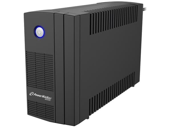 PowerWalker 10121070 uninterruptible power supply (UPS) Line-Interactive 850 VA 480 W 2 AC-stik Sort