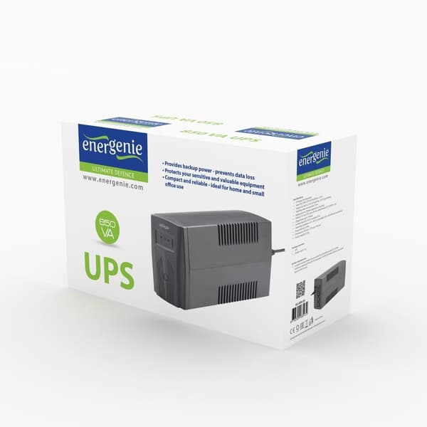 Gembird EG-UPS-B650 uninterruptible power supply (UPS) Line-Interactive 0,65 kVA 390 W