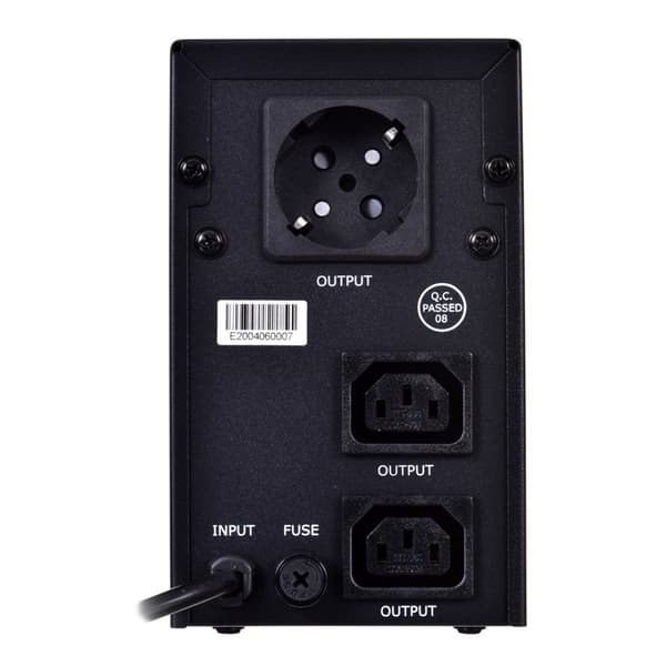 Gembird EG-UPS-031 keskeytymätön virtalähde (UPS) 0,65 kVA 390 W 3 AC-pistorasiaa