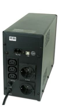 Gembird EG-UPS-033 Uninterruptible Power Supply (UPS) Line-Interactive 1200 VA 720 W 3 AC stikkontakt(er)