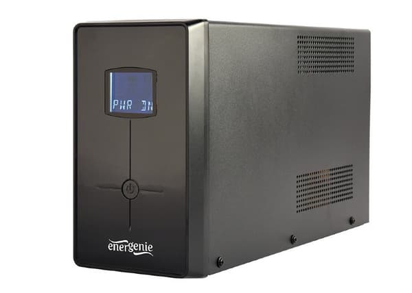 Gembird EG-UPS-035 uninterruptible power supply (UPS) Line-Interactive 2 kVA 1200 W 5 AC stikkontakt(er) Sort