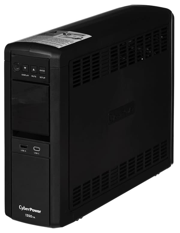 CyberPower CP1350EPFCLCD uafbrydelig strømforsyning (UPS) Line-Interactive 1,35 kVA 780 W 6 AC-udtag(er) Sort