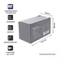 Miniatyrbild 3 av 5: Batteri till System för Avbrottsfri Strömförsörjning UPS Qoltec 53049 12 Ah 12 V
