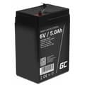 Miniatyrbillede 1 af 5: Batteri til System til Uafbrydelig Strømforsyning Green Cell AGM11 5 Ah 6 V