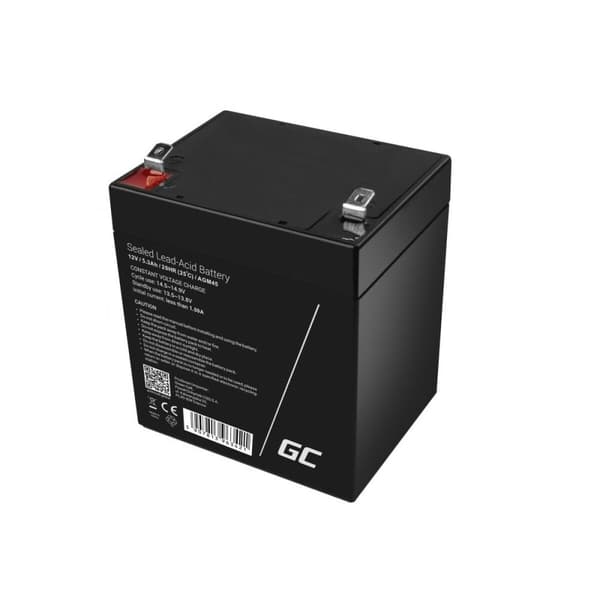Batteri til System til Uafbrydelig Strømforsyning Green Cell AGM45 5,2 Ah 12 V