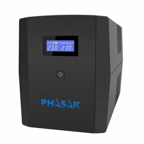 Interaktiv UPS Phasak PH 7322 Sort