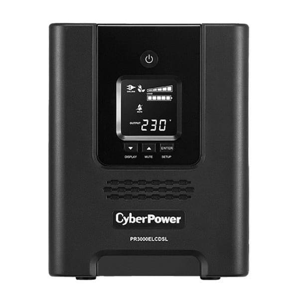 Keskeytymätön Virtalähdejärjestelmä Interaktiivinen Järjestelmä UPS Cyberpower PR3000ELCDSL 2700 W