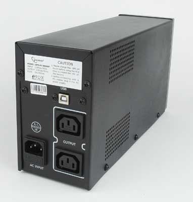 Gembird UPS-PC-850AP Uninterruptible Power Supply (UPS) Line-Interactive 0,85 kVA 520 W 4 AC stikkontakt
