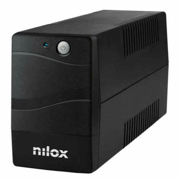 System til Uafbrydelig Strømforsyning Interaktivt UPS Nilox NXGCLI6001X5V2 420 W 600 VA Sort