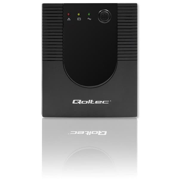 System til Uafbrydelig Strømforsyning Interaktivt UPS Qoltec 53776 900 W