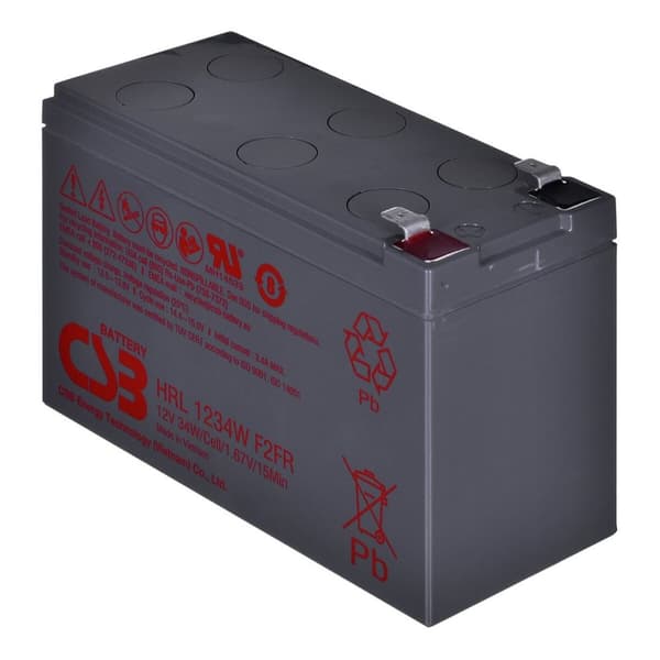 Batteri til System til Uafbrydelig Strømforsyning HITACHI CSB HRL1234WF2 9 Ah 12 V