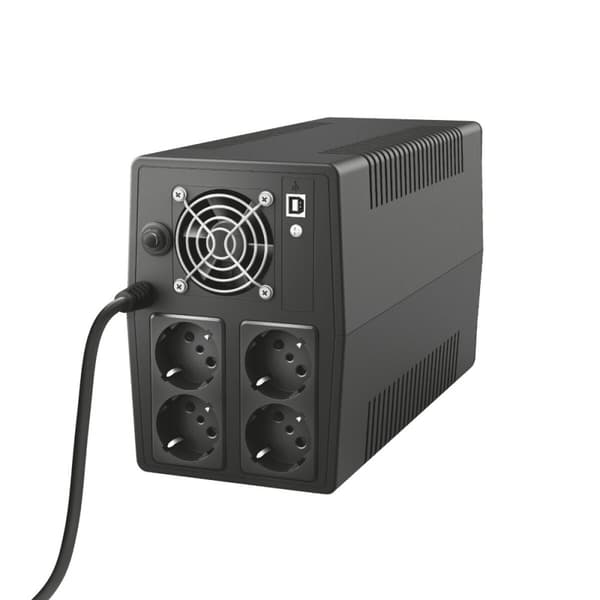 Keskeytymätön Virtalähdejärjestelmä Interaktiivinen Järjestelmä UPS Trust Paxxon 900 W musta