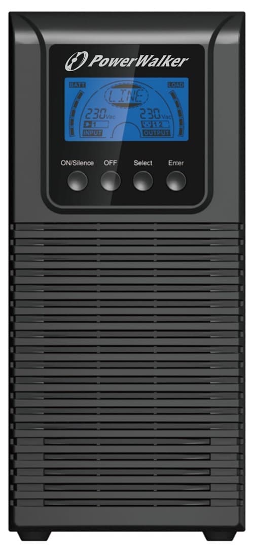 PowerWalker VFI 1000 TGS Dobbeltkonvertering (online) 1 kVA 900 W 3 AC-udtag(er) Sort