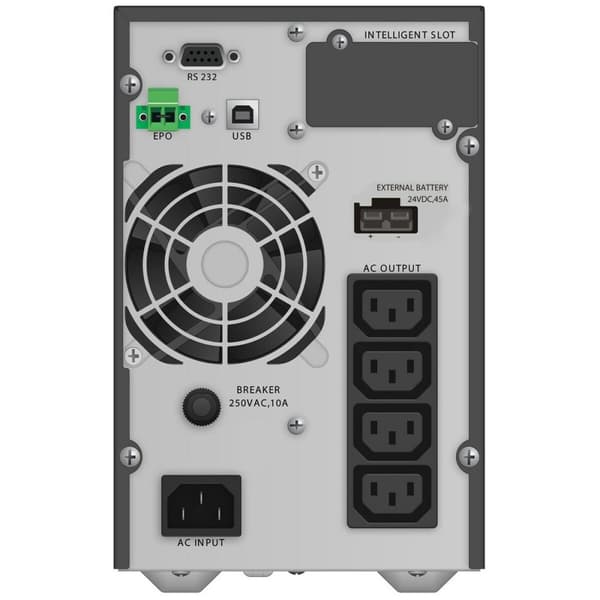 System til Uafbrydelig Strømforsyning Interaktivt UPS Power Walker VFI 1000 TGB 900 W