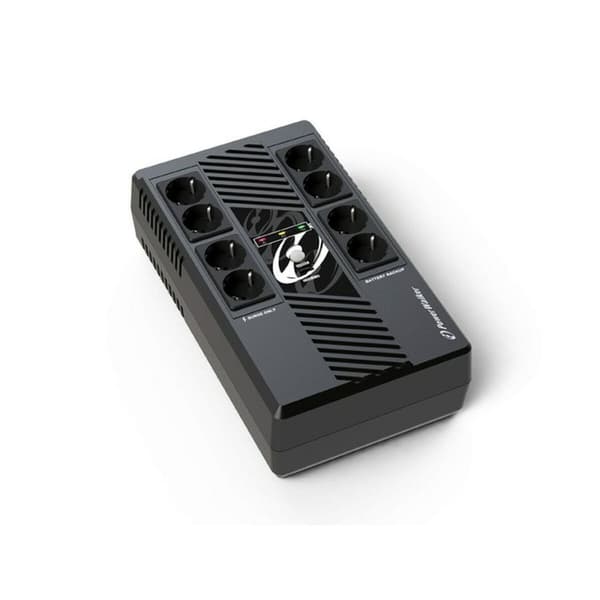 System til Uafbrydelig Strømforsyning Interaktivt UPS Power Walker VI 1000 MS FR 600 W Sort