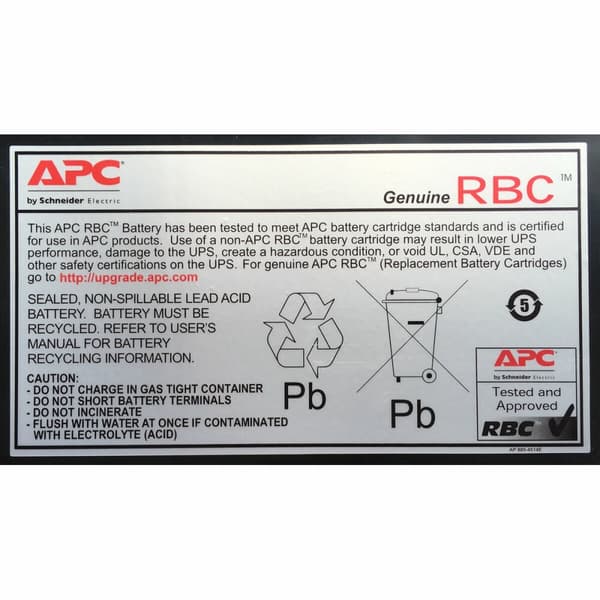 Batteri APC RBC32                Erstatter