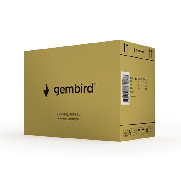 System til Uafbrydelig Strømforsyning Interaktivt UPS GEMBIRD EG-UPS-PS2000-02 1600 W 2000 VA