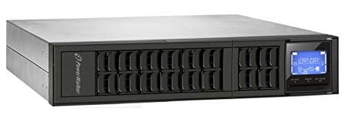Bluewalker PowerWalker VFI 1000CRM LCD - UPS (rack-monterbar/ekstern) - 800 Watt - 1000 VA 9 Ah - RS-232, USB - udgangsporte: 3 - 2U - 48,3 cm (19") -