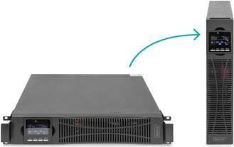 Digitus OnLine UPS-system - 1500 VA/ 1500 W - dobbeltkonvertering (online) - 1,5 kVA - 1500 W - 208 V - 240 V - 10 A (DN-170094)