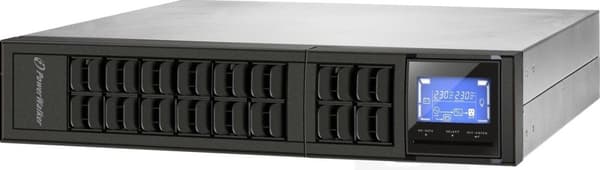 PowerWalker VFI 2000CRM LCD Dobbeltkonvertering (online) 2 kVA 1600 W 4 AC udgang(er) Sort