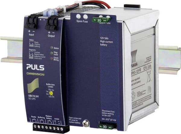 PULS DIMENSION UBC10.241 DC UPS styreenhed med integr. Batteri, 24 V/DC, brotid (ma (UBC10.241)