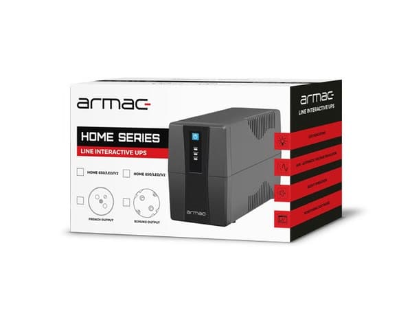 UPS ARMAC HOME LITE LINE-INT 2X230V PL USB-B H650E/LEDV2