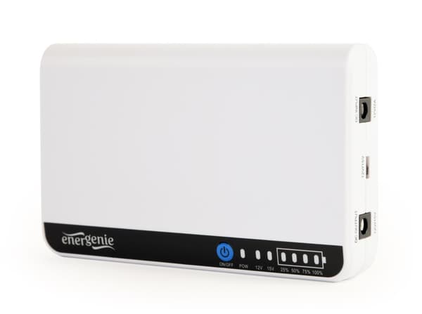 Gembird EG-UPS-DC18 nødstrømsforsyning (UPS) 18 W Hvid