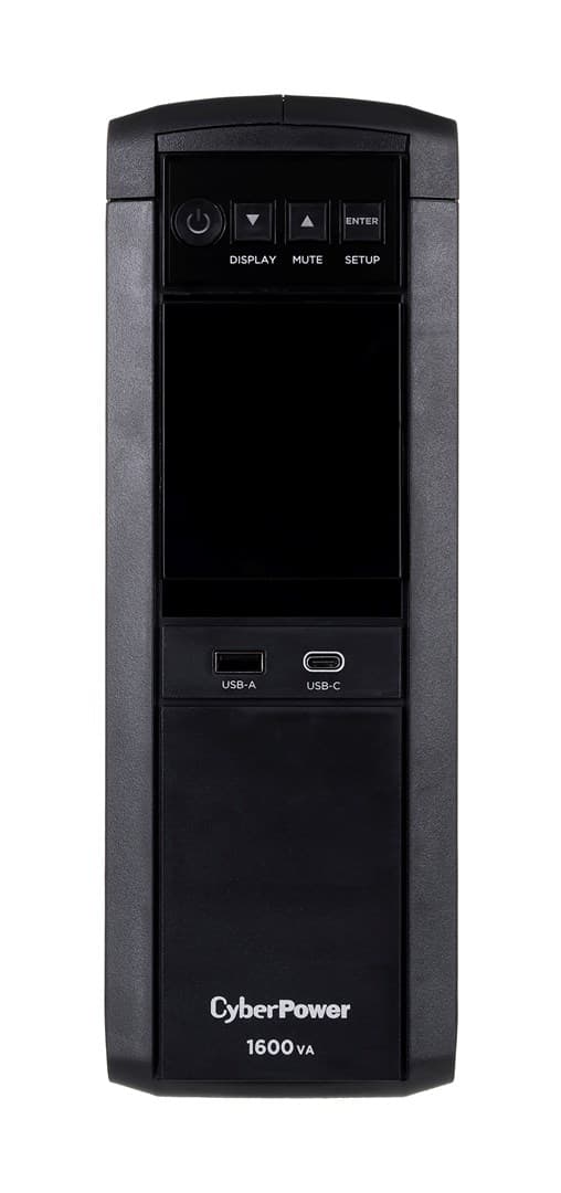 CyberPower CP1600EPFCLCD keskeytymätön virtalähde (UPS) Line-Interactive 1.6 kVA 1000 W 6 AC-pistorasiaa