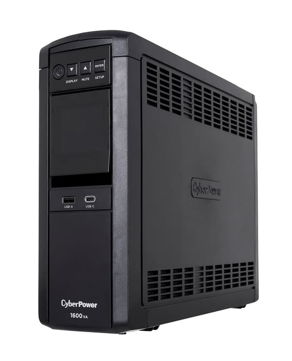 CyberPower CP1600EPFCLCD uafbrydelig strømforsyning (UPS) Line-Interactive 1,6 kVA 1000 W 6 AC-udtag Sort