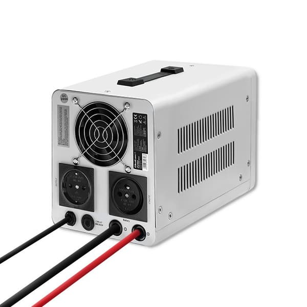 Qoltec 50716 Uafbrydelig strømforsyning Ren sinusbølge UPS | 500VA | 350W | konstant fase | Grå