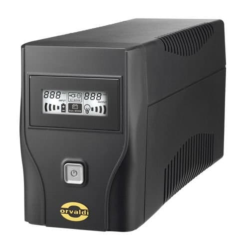 Orvaldi VPS 600 afbrydelsesfri strømforsyning (UPS) Line-Interactive 0,6 kVA 360 W Sort