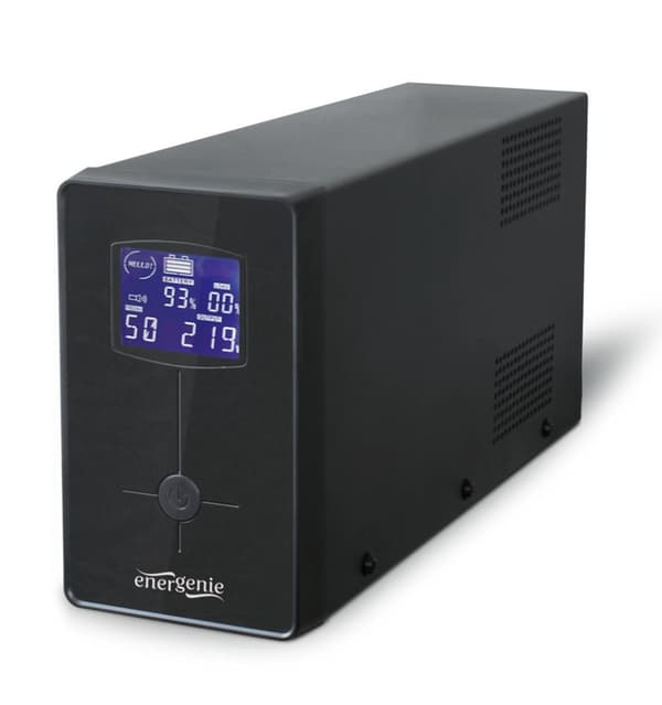 Gembird EG-UPS-036 nødstrømsforsyning (UPS) Line-Interactive 3 kVA 1800 W 6 AC-udtag Sort