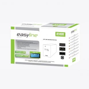 Ever EASYLINE 1200 AVR USB Line-Interactive 1,2 kVA 600 W 4 AC-uttag