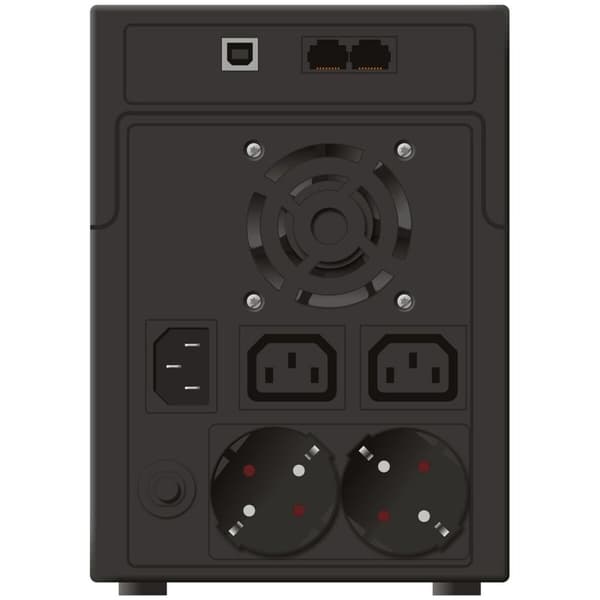 System til Uafbrydelig Strømforsyning Interaktivt UPS Power Walker VI 2200 SH 1100 W