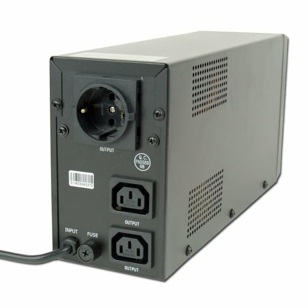 System til Uafbrydelig Strømforsyning Interaktivt UPS GEMBIRD EG-UPS-031 390 W