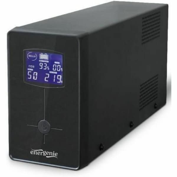 System til Uafbrydelig Strømforsyning Interaktivt UPS GEMBIRD EG-UPS-031 390 W Sort