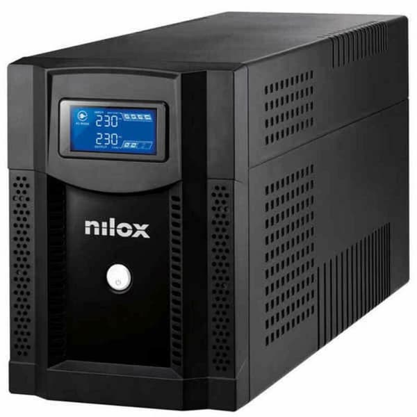 System til Uafbrydelig Strømforsyning Interaktivt UPS Nilox NXGCLISW3K2X9V2 Sort