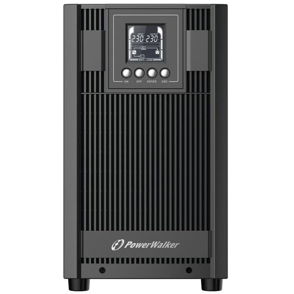 System til Uafbrydelig Strømforsyning Interaktivt UPS Power Walker VFI 3000 AT FR 2700 W Sort