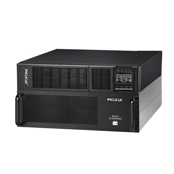 System til Uafbrydelig Strømforsyning Interaktivt UPS Phasak PH 9360 6000 W Beige