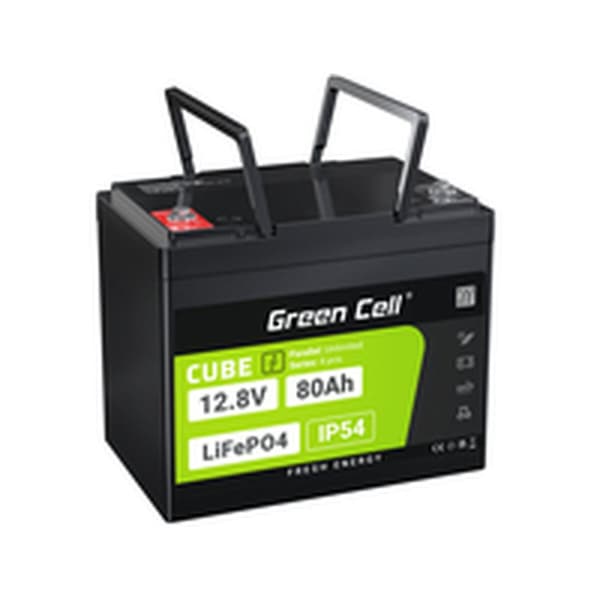 Batteri til System til Uafbrydelig Strømforsyning Green Cell LFPGC12V80AH