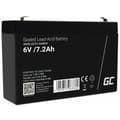 Miniatyrbillede 1 af 5: Batteri til System til Uafbrydelig Strømforsyning Green Cell AGM39 7200 mAh 6 V