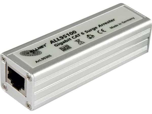Allnet ALL95100 LAN-overspændingsbeskyttelse 10/100/1000 1 stk