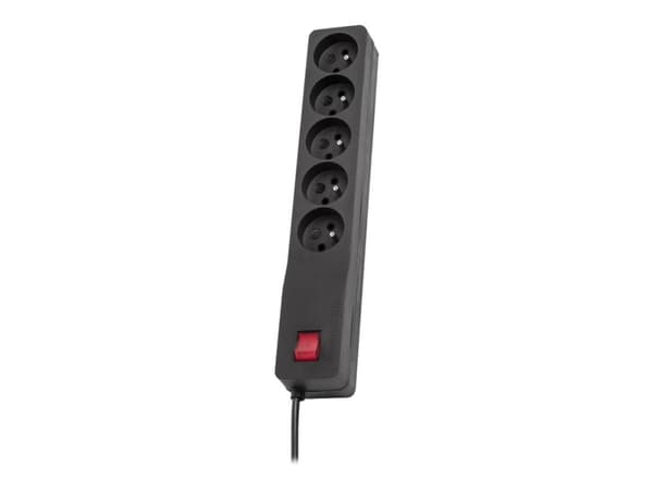 LESTAR ZX 510 - Overspenningsavleder - AC 220 V - 2300 watt - utgangskontakter: 5 - 5 m kabel