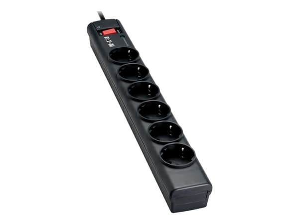 Eaton Protection Strip - Overspenningsavleder - utgangskontakter: 6 - trekullgrå, RAL 7021