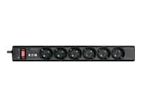 Eaton Protection Strip - Overspenningsavleder - utgangskontakter: 6 - trekullgrå, RAL 7021